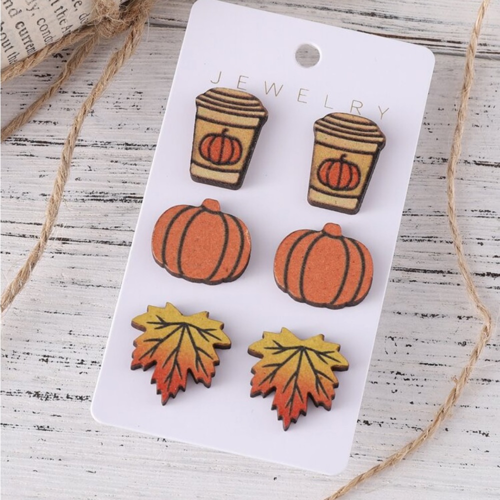 Fall Stud Earring Set - Picture 3 of 5